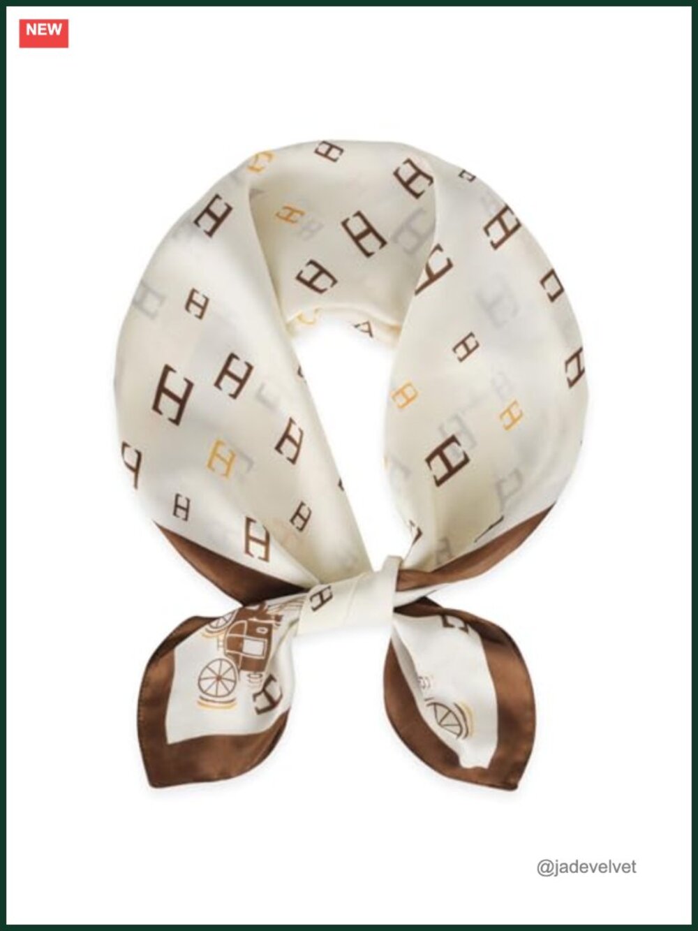 Silky Satin Square Headscarf Scarf for Women - 27.5x27.5 in, Hand Wash Only